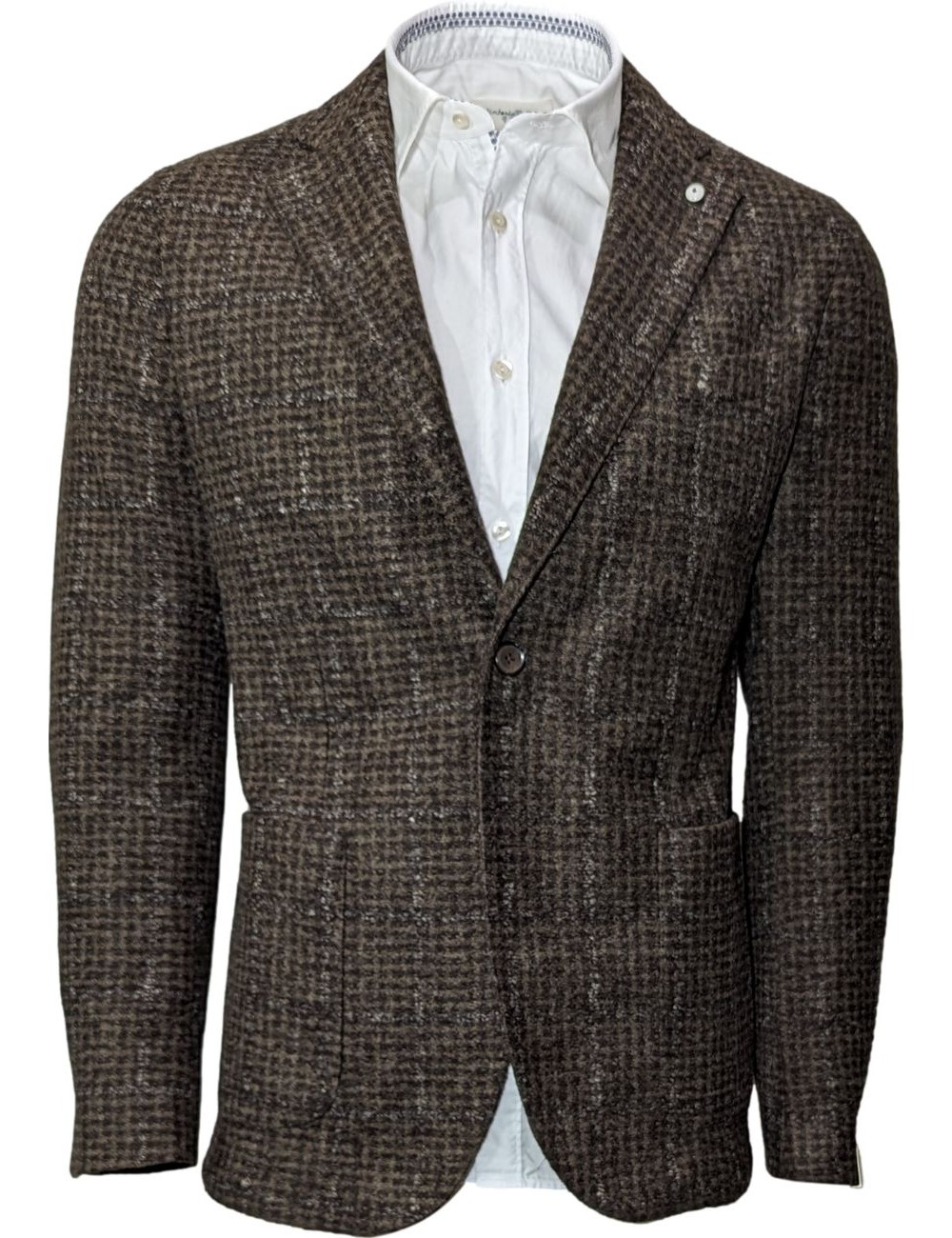 LBM americana cuadros marrón | Almirante Seis Madrid