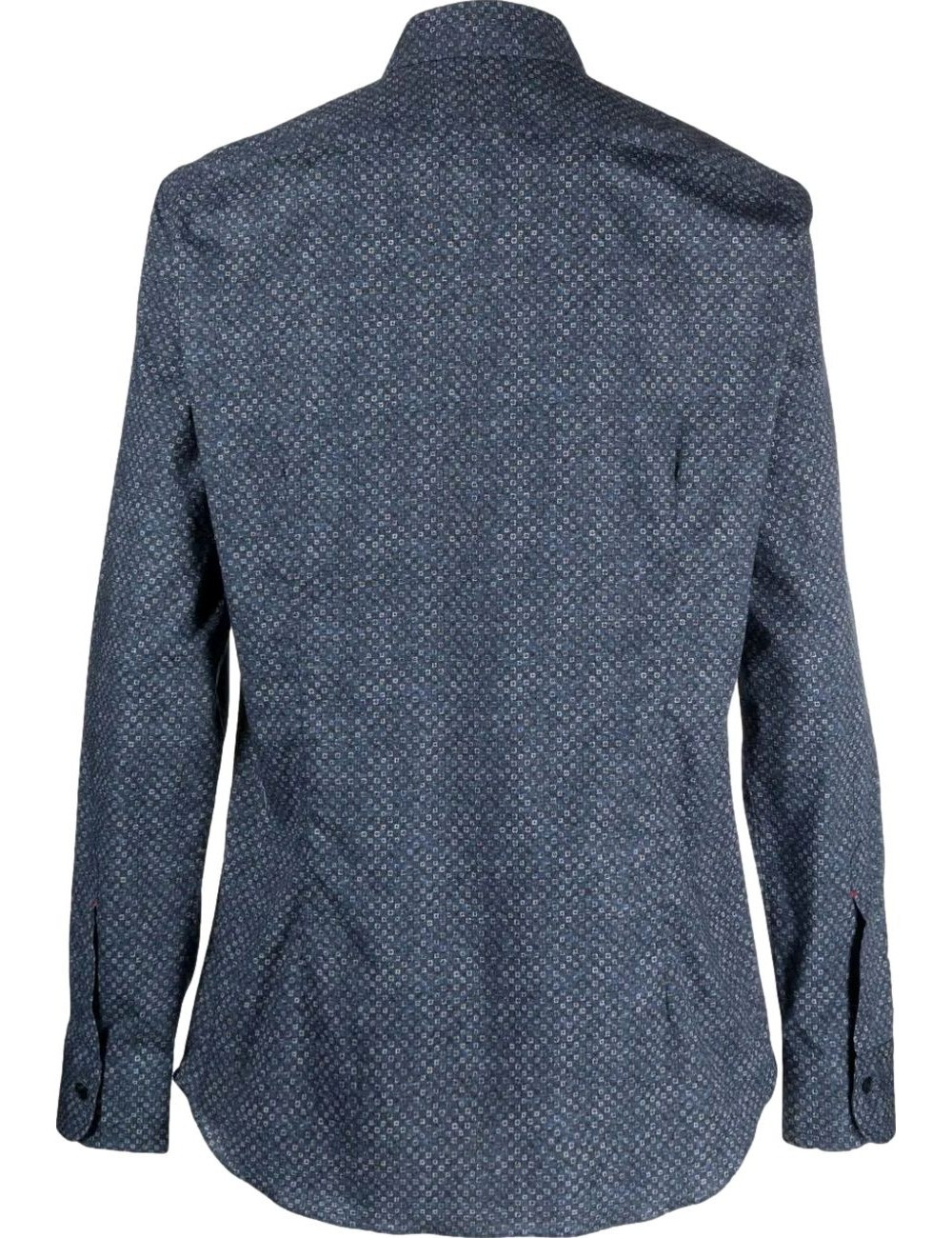 Camisa Azul Mazzarelli: Elegancia Italiana con Corte Slim para Hombres Sofisticados