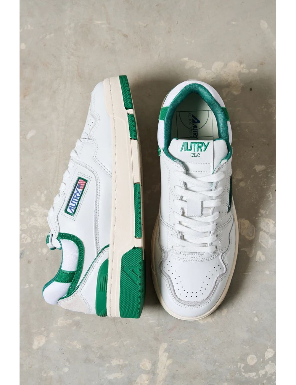 AUTRY zapatillas CLC blanco-verde | Ego Madrid
