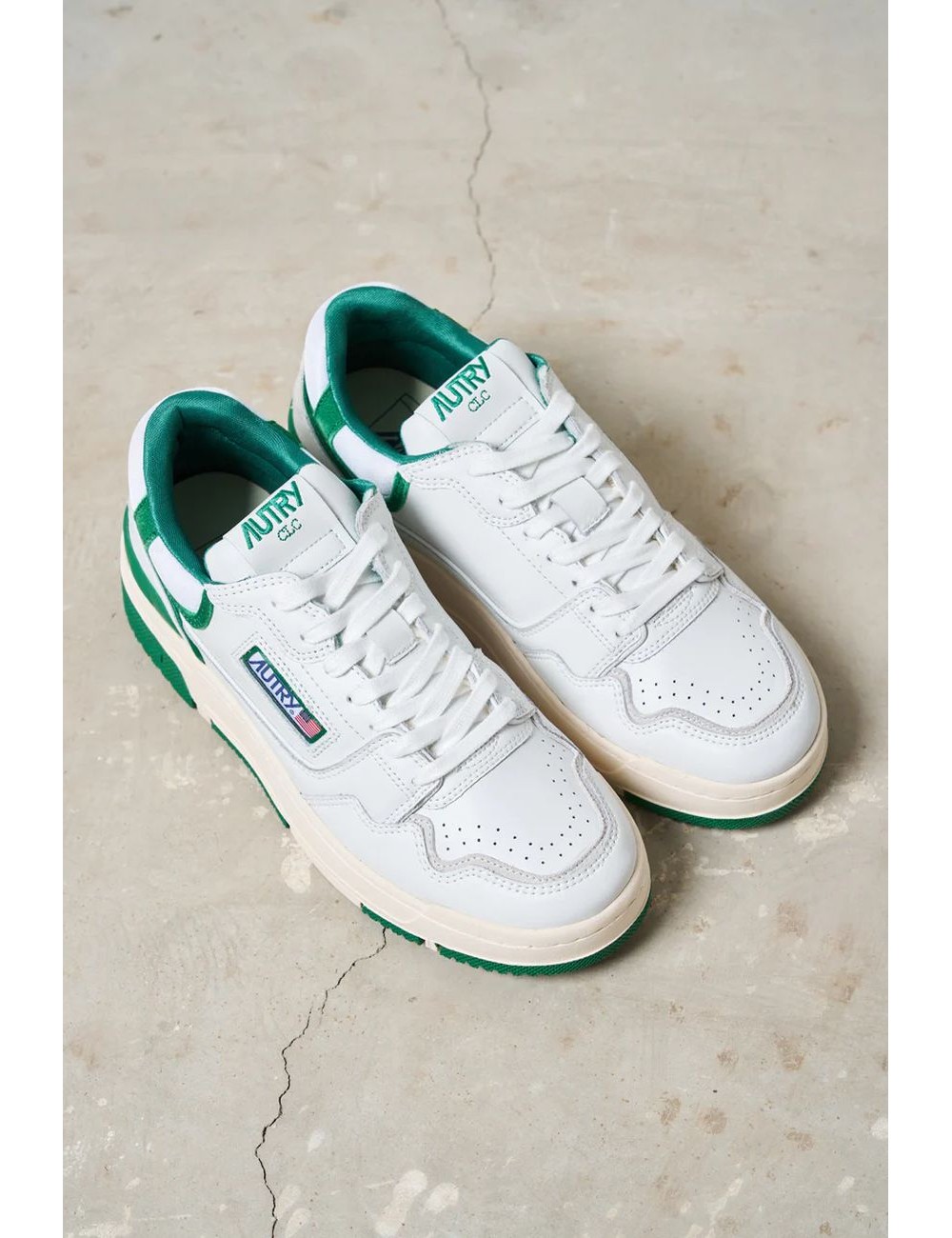 AUTRY zapatillas CLC blanco-verde | Ego Madrid