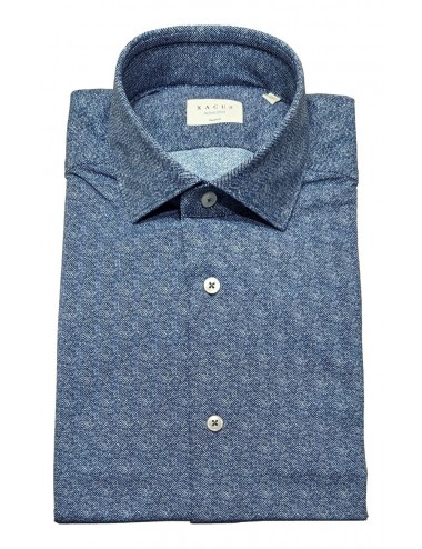 Camisa elástica de espiga Xacus Almirante Seis Madrid