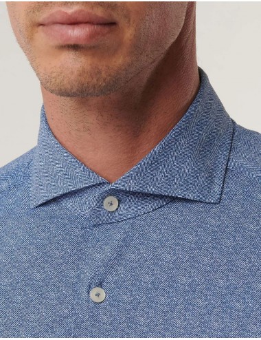 Camisa elástica de espiga Xacus Almirante Seis Madrid 2