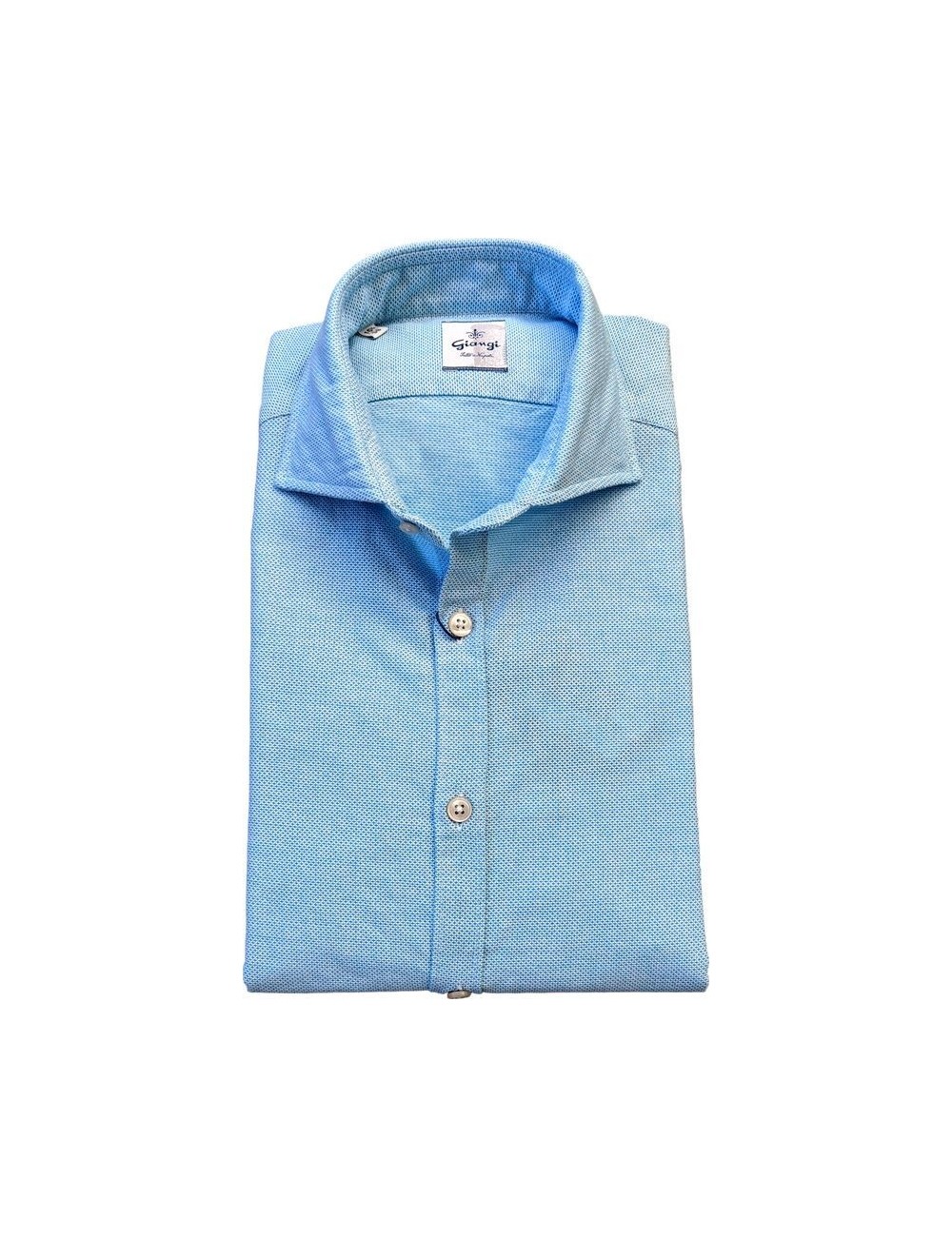 Camisa hombre azul claro de la marca Giangi