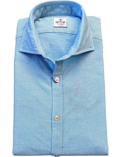 Camisa hombre azul claro de la marca Giangi