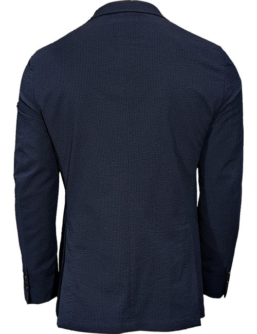 Tombolini Americana Dream seersuker azul marino | Almirante Seis Madrid