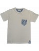 Camiseta Poggianti con bolsillo de fantasia flor de hibiscus