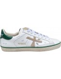 Premiata Steven print edition blanco verde