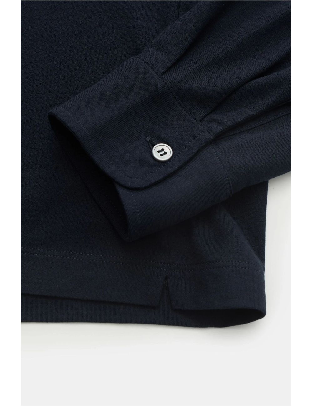 Almirante Seis Madrid | ZANONE polo Ice Cotton azul manga larga