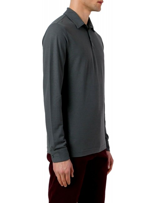 Almirante Seis Madrid | ZANONE polo Ice Cotton gris manga larga