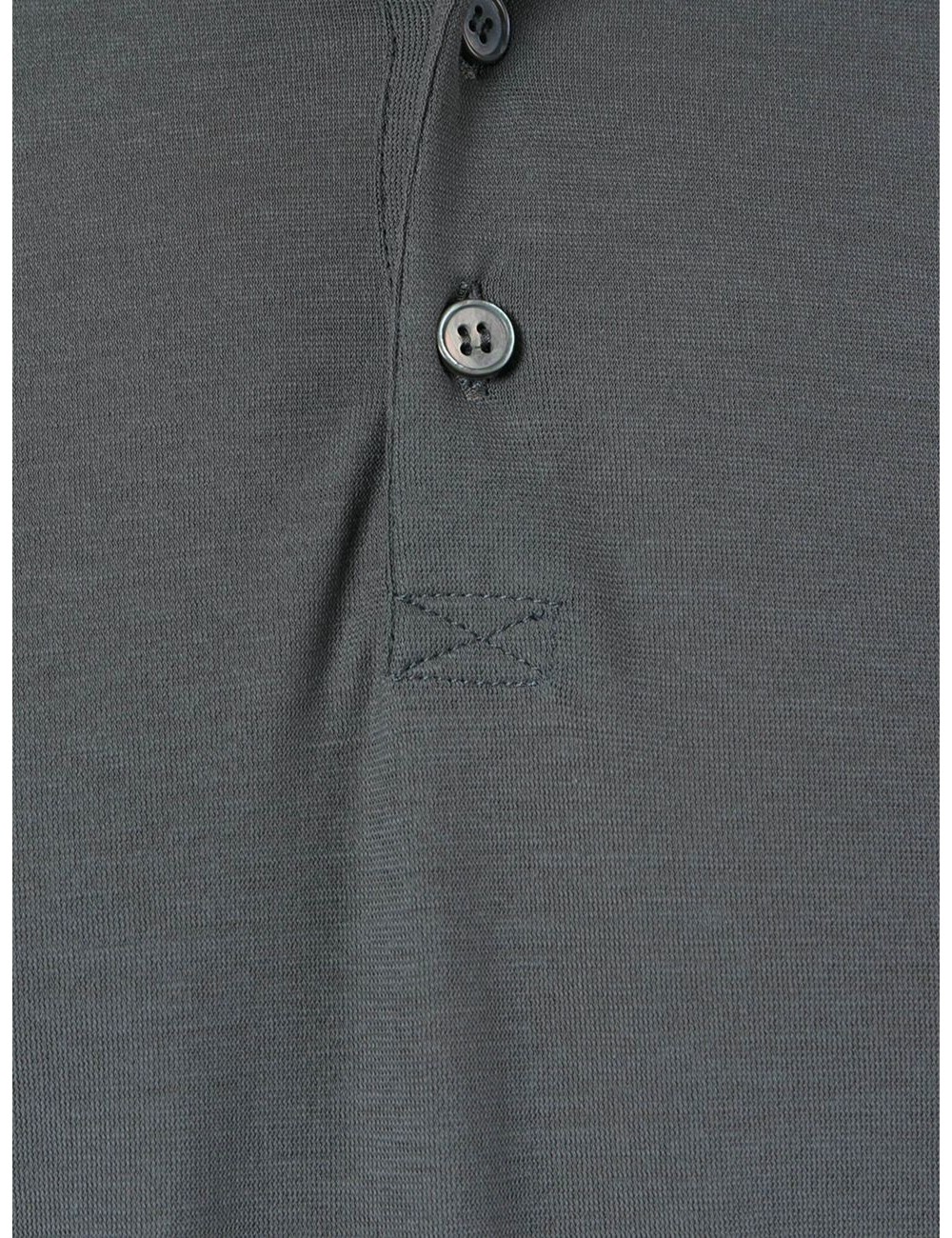 Almirante Seis Madrid | ZANONE polo Ice Cotton gris manga larga