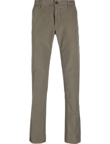 INCOTEX pantalón slacks tricochino caqui | Ego Madrid