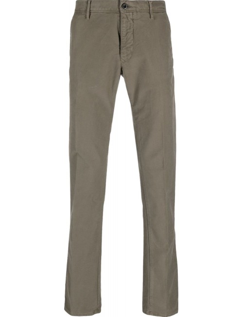 INCOTEX pantalón slacks tricochino caqui | Ego Madrid