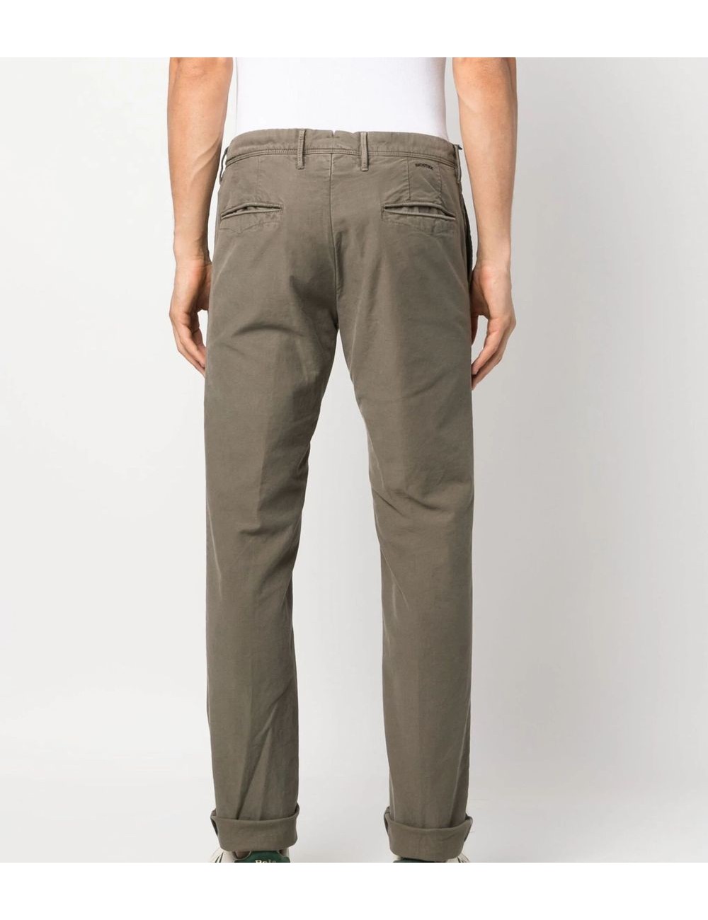 INCOTEX pantalón slacks tricochino caqui | Ego Madrid