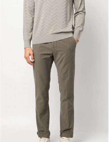 INCOTEX pantalón slacks tricochino caqui | Ego Madrid 2