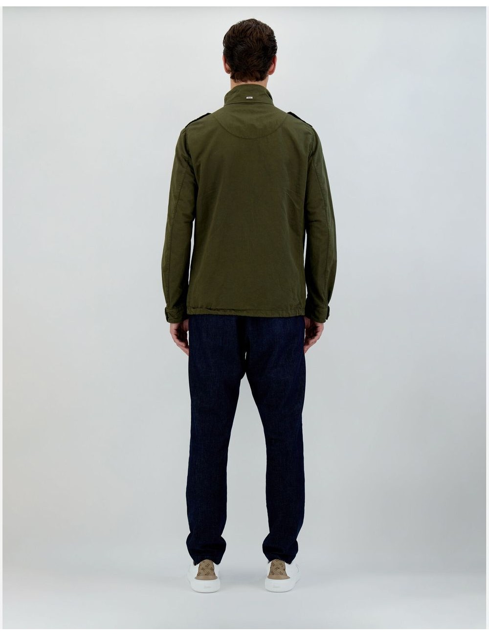 Herno field jacket verde sin forro | Almirante Seis Madrid