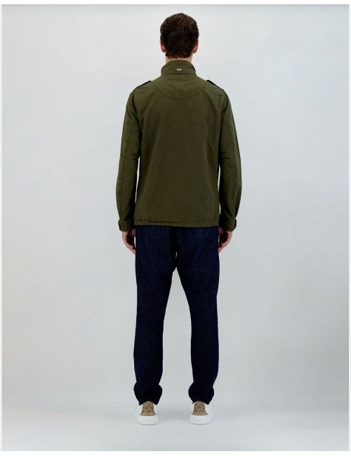 Herno field jacket verde sin forro | Almirante Seis Madrid