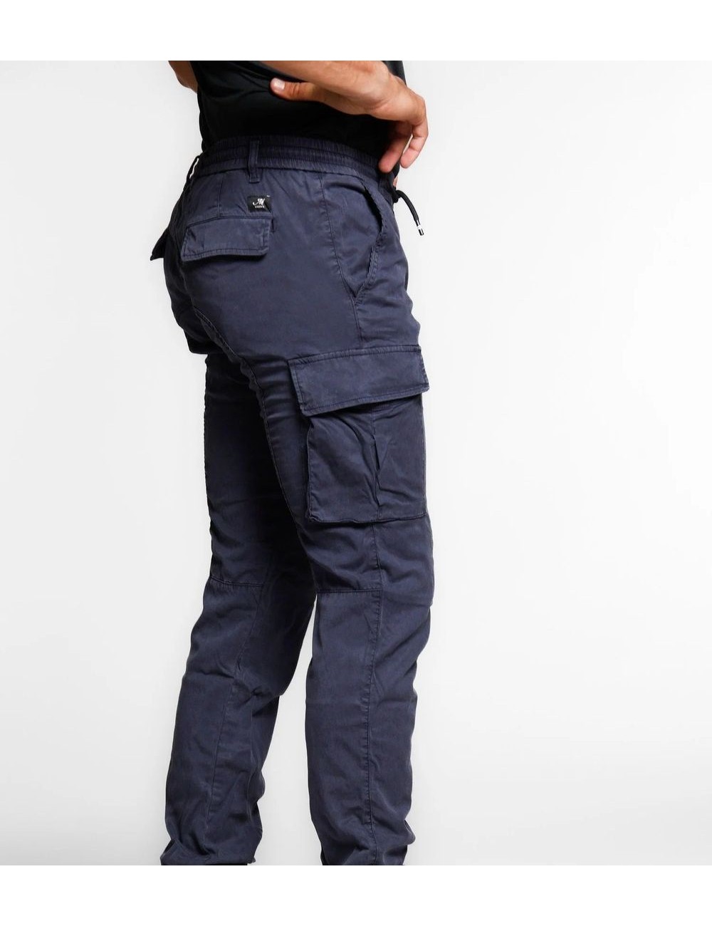 Mason's pantalón cargo chile jogger azul marino fino | Ego Madrid