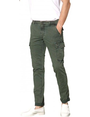 Mason's pantalon cargo hombre sarga elática icon verde | Ego Madrid 2