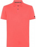 RRD polo macro manga corta rojo coral