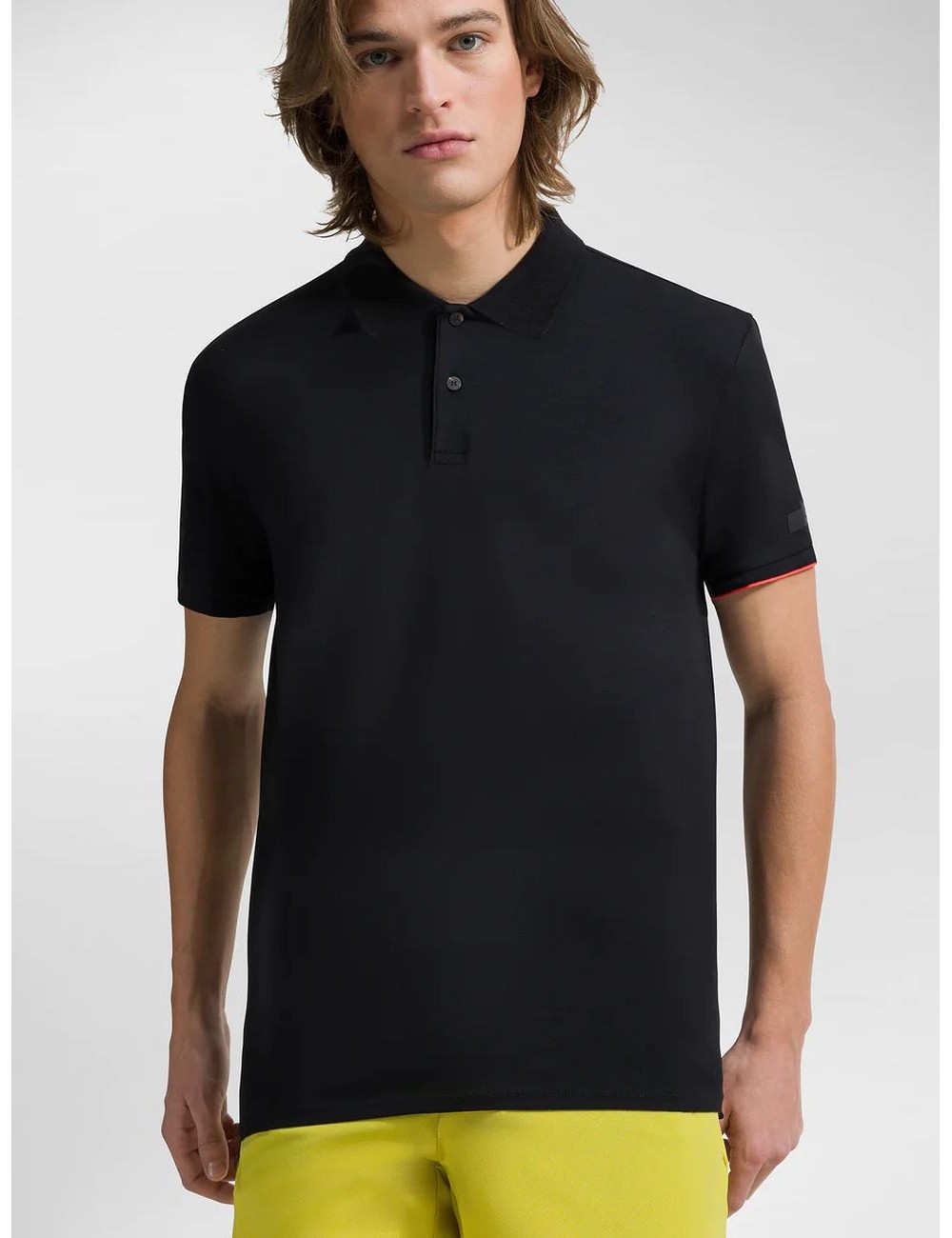 RRD polo negro macro manga corta | Ego Madrid