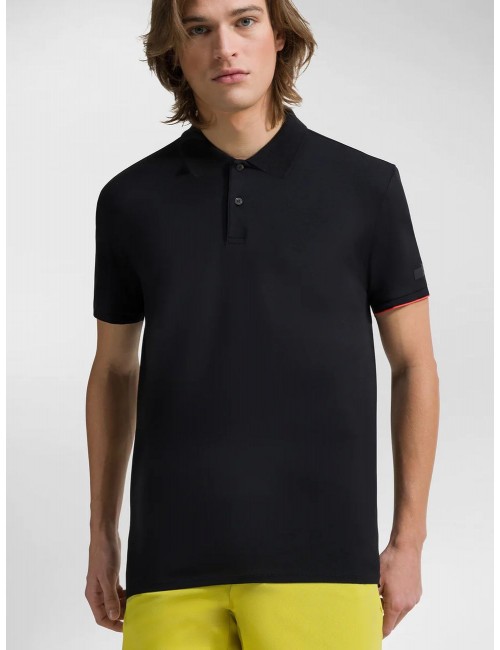 RRD polo negro macro manga corta | Ego Madrid