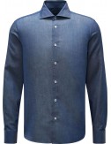 Fedeli camisa Sean dark denim light