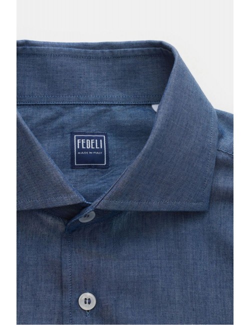 Camisa Fedeli sean jeans oscuro | Ego Madrid