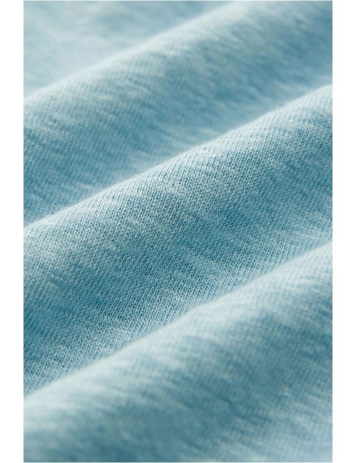 Polo manga corta lino Filippo de Laurenttis azul claro | Ego Madrid