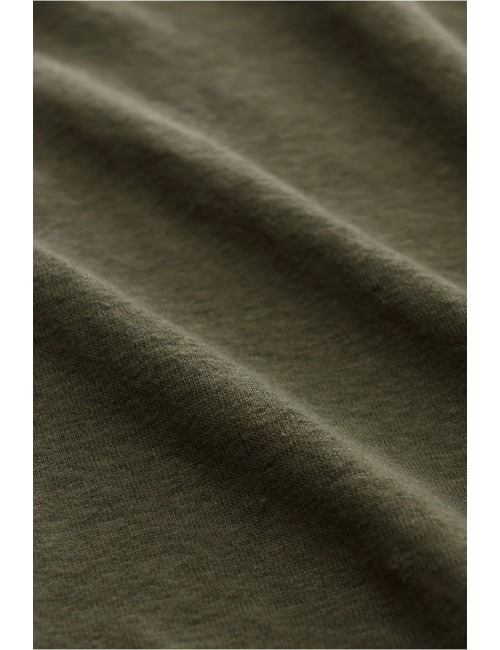 Polo manga corta lino Filippo de Laurenttis verde militar | Ego Madrid