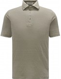 Filippo de Laurentiis polo Jerlin manga corta lino gris piedra