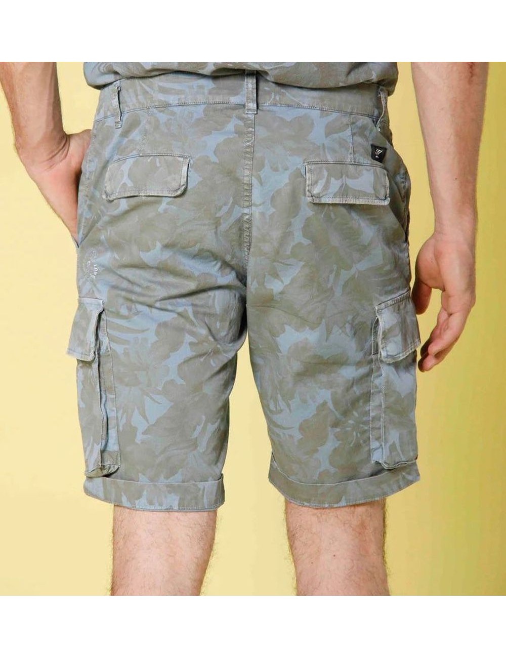 Ego Madrid | Mason's bermuda estmapado Hawai cargo raso stretch azul
