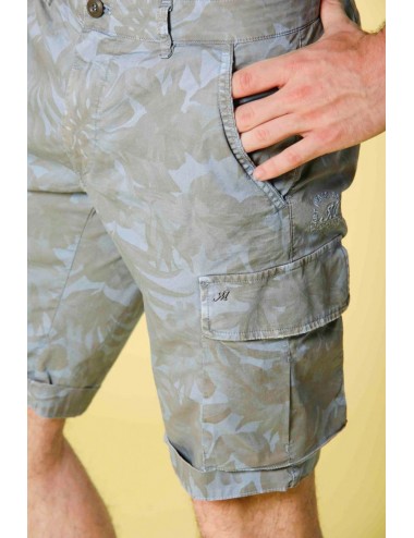 Ego Madrid | Mason's bermuda estmapado Hawai cargo raso stretch azul 2