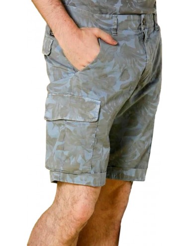 Ego Madrid | Mason's bermuda estmapado Hawai cargo raso stretch azul