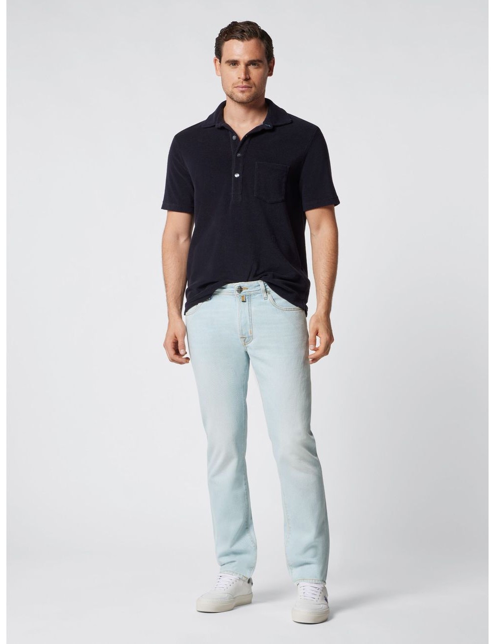 Jacob Cohën jeans Bard azul celeste sin elastán el vaquero clásico
