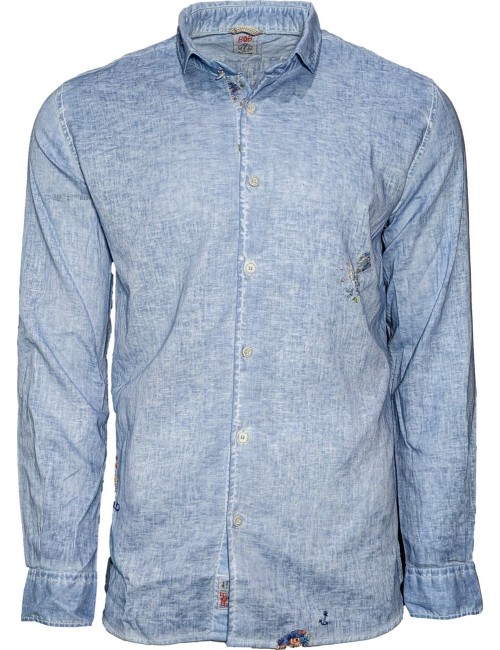 BoB camisa azul con bordados | Ego Madrid