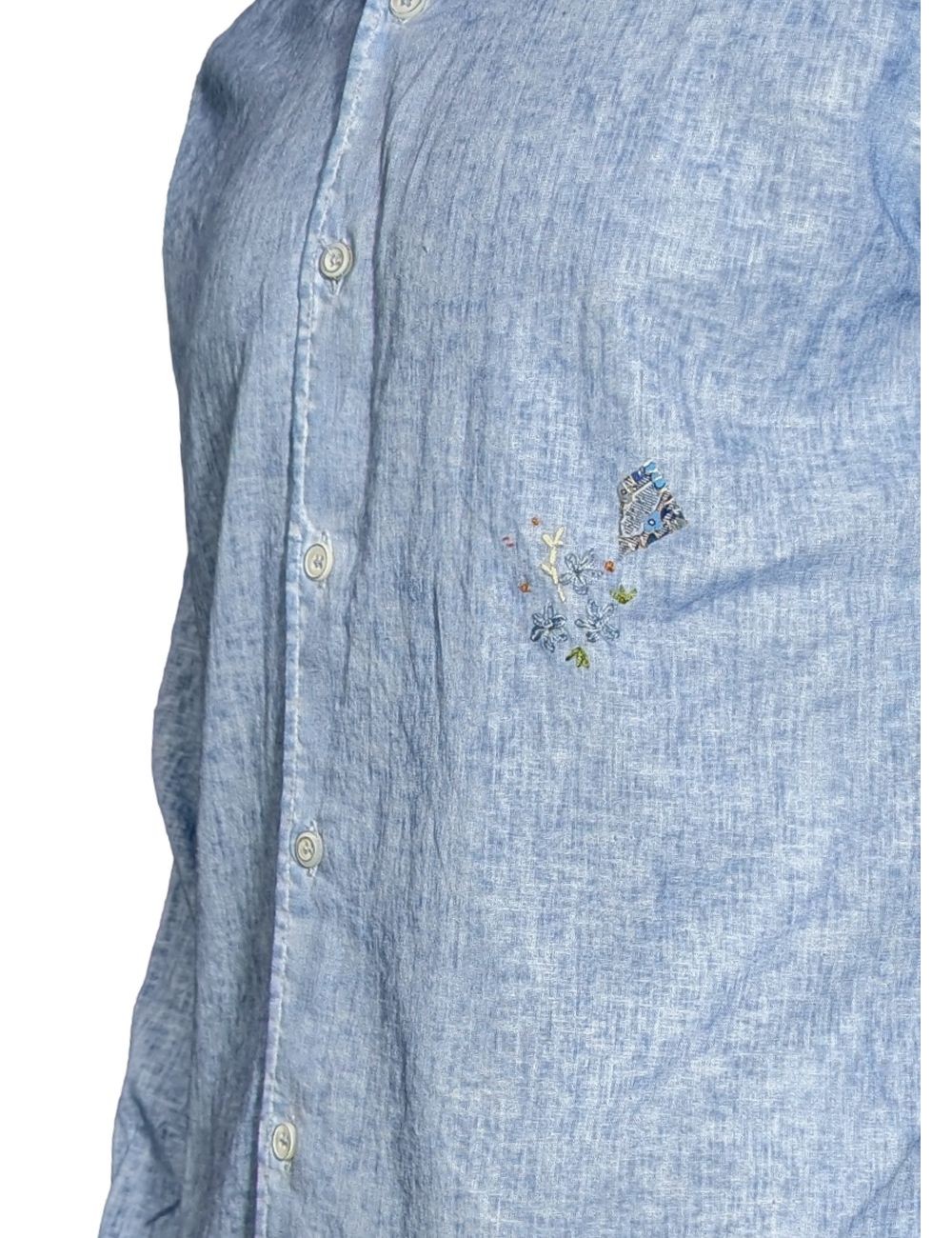 BoB camisa azul con bordados | Ego Madrid