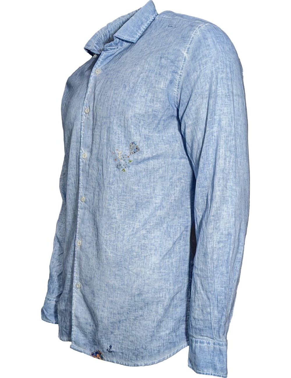BoB camisa azul con bordados | Ego Madrid