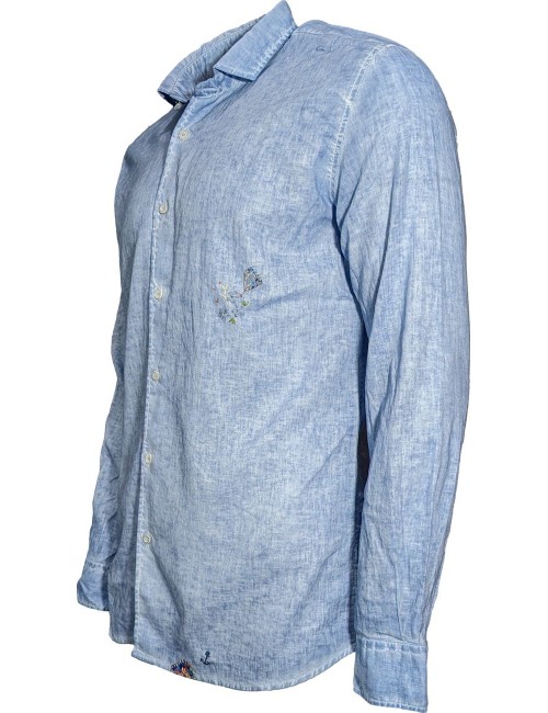 BoB camisa azul con bordados | Ego Madrid