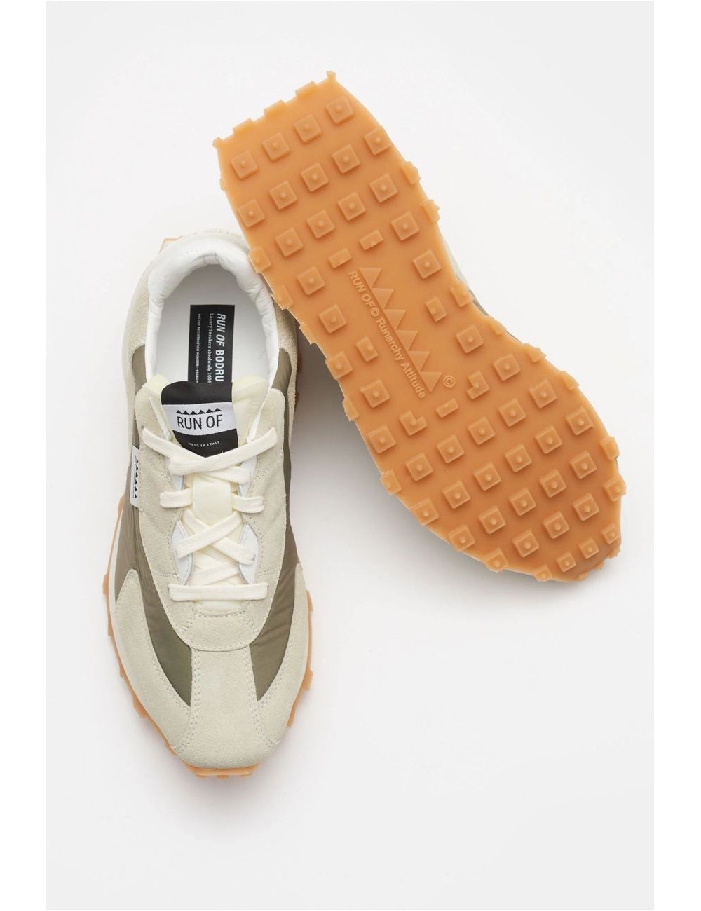 Zapatilla ligera run of  Bodrum bush verde oliva | Ego Madrid tienda oficial