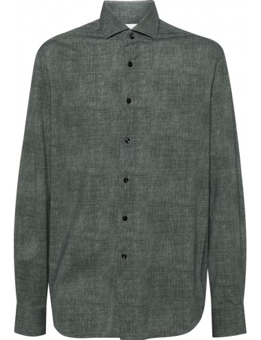 Camisa active estampado texturizado verde Xacus | Ego Madrid oficial