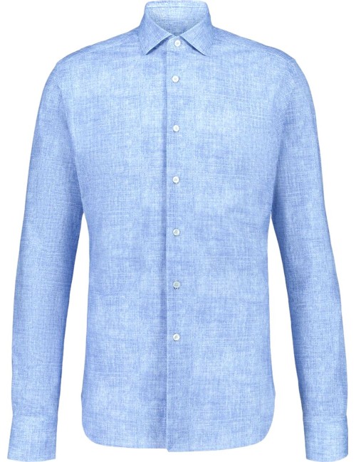 Camisa active  texturizado azul cielo Xacus | Ego Madrid oficial