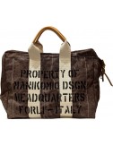 MANIKOMIO bolso Aviator's Kit Bag 38 Olona cotton chocolate