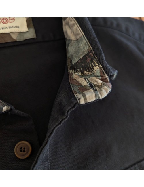 Bob Sobrecamisa Hull blu-black | Ego Madrid tienda oficial