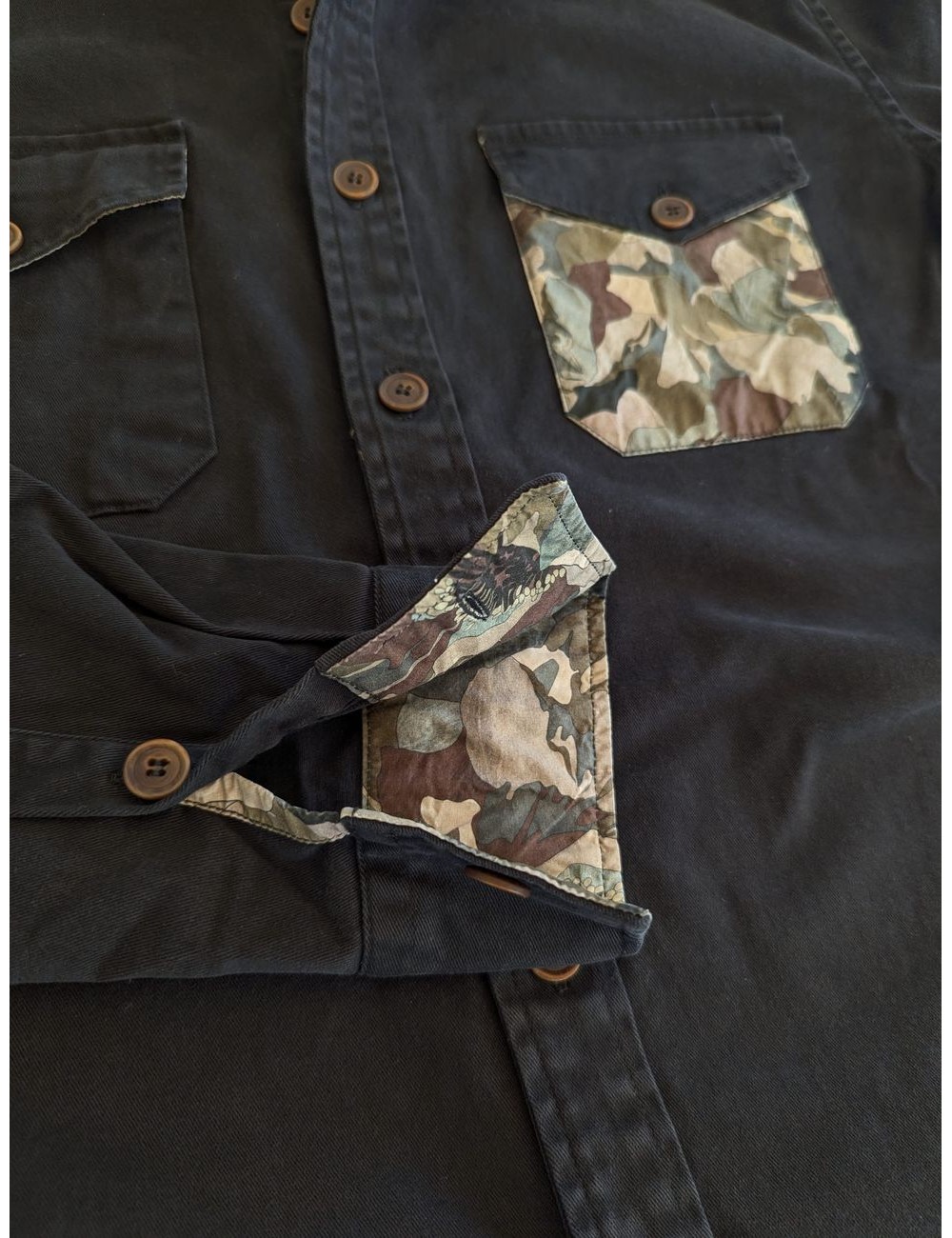 Bob Sobrecamisa Hull blu-black | Ego Madrid tienda oficial