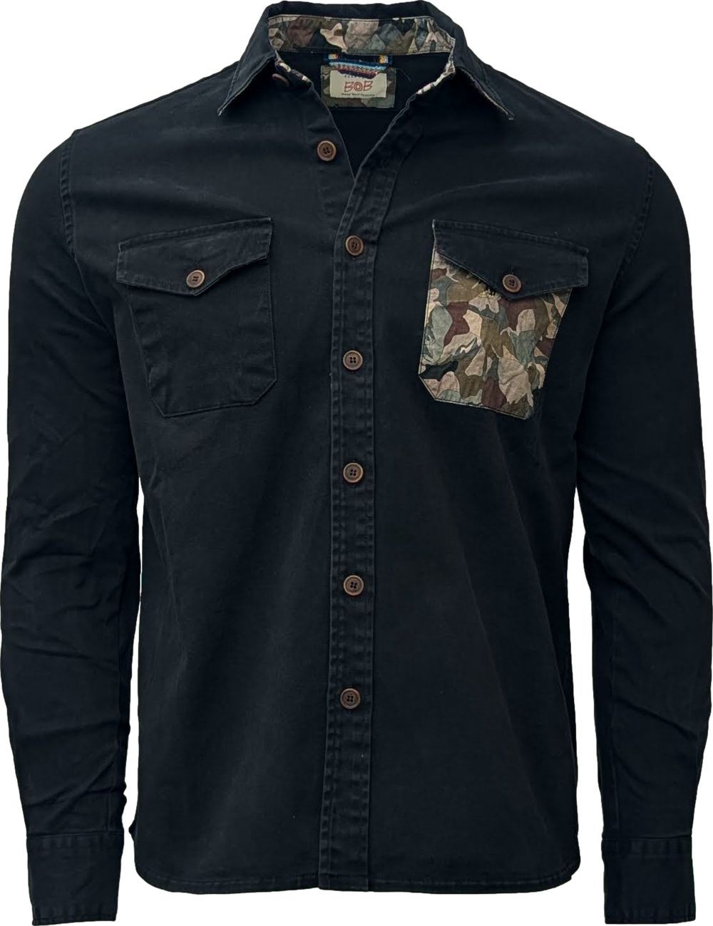 Bob Sobrecamisa Hull blu-black | Ego Madrid tienda oficial