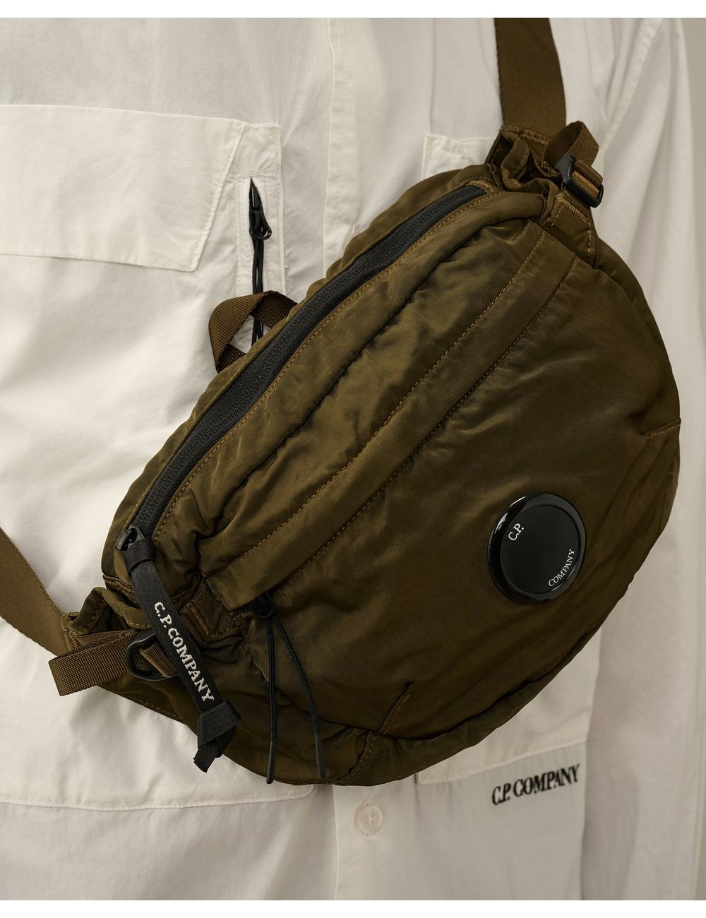 C.P. COMPANY riñonera Nylon B Ivy Green