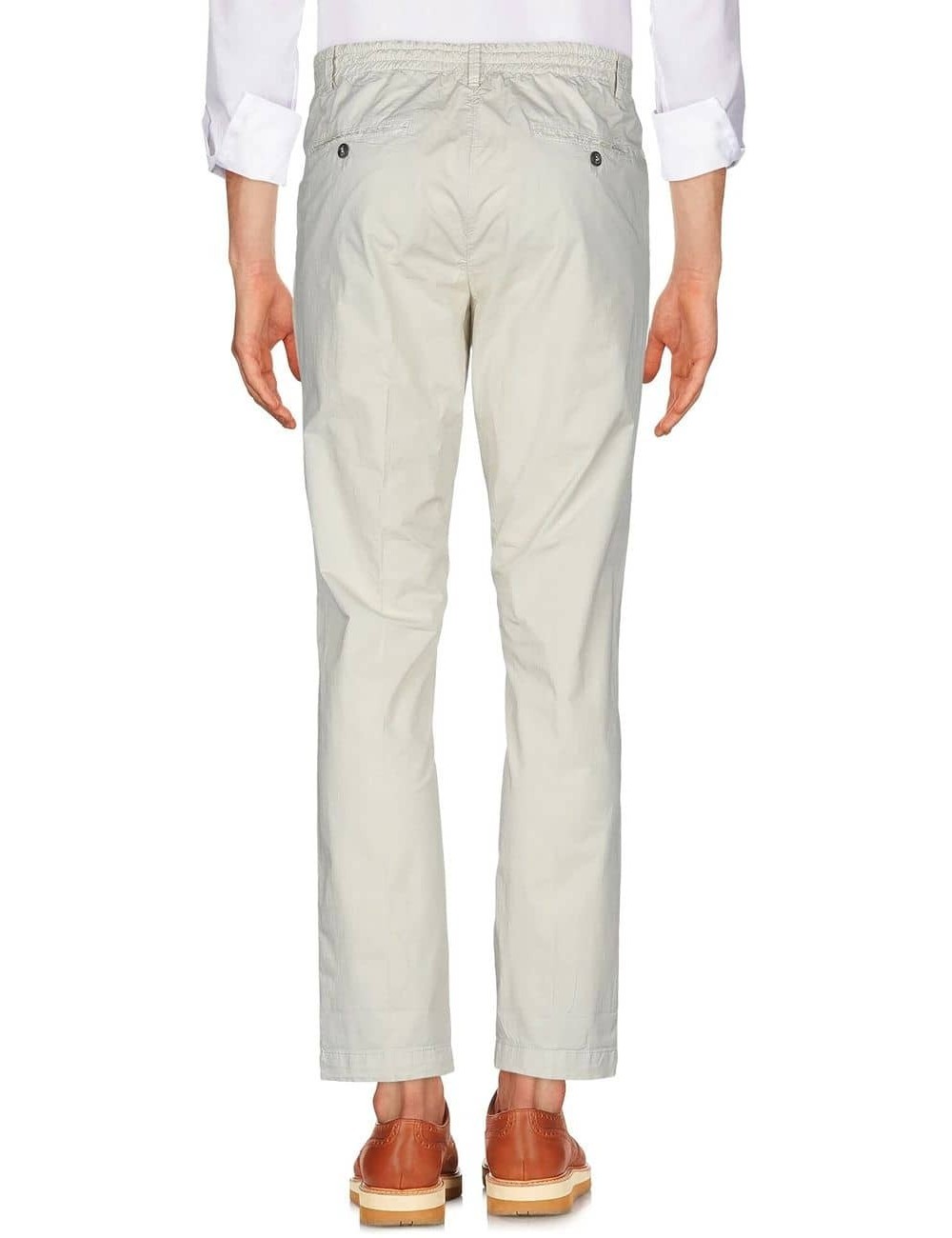 PANTALÓN DE CORDÓN AJUSTABLE MARFIL