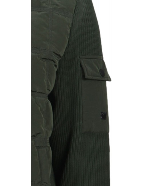 PMDS Cazadora plumas Amit verde militar | Ego Madrid