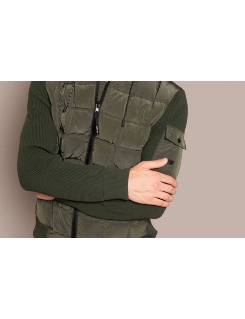 PMDS Cazadora plumas Amit verde militar | Ego Madrid