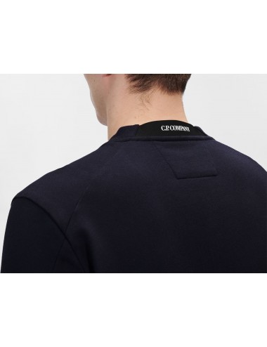 C.P. Company sudadera diagonal raised cuello redondo azul marino 2